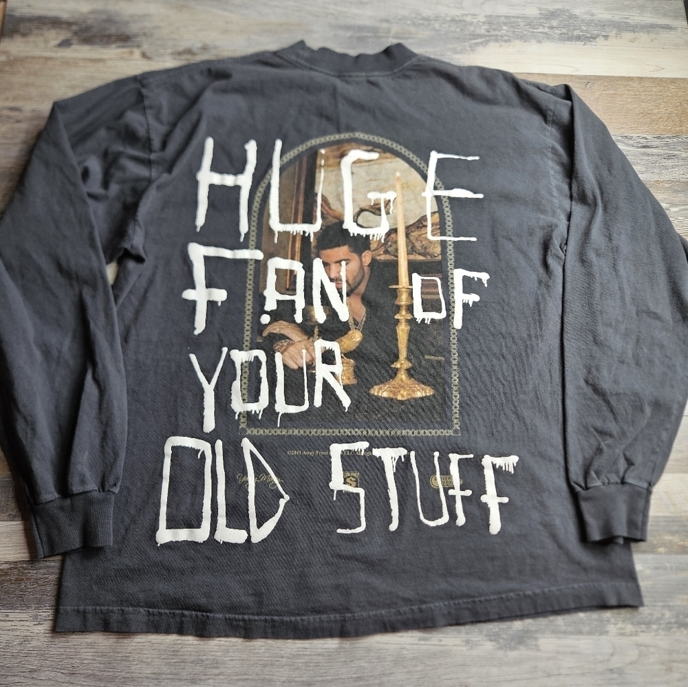 Drake Related Mend Large Gray tshirt